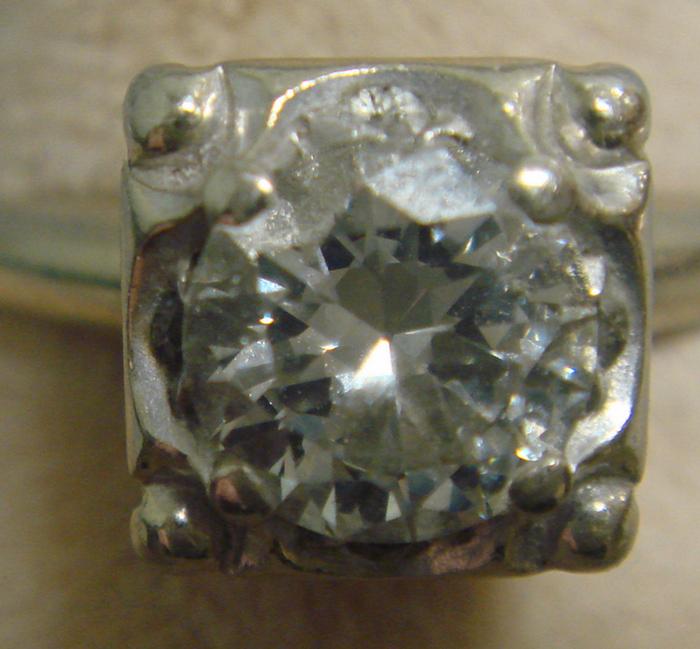 14K WG ladies diamond ring with 3bb94