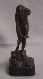 L Eisenberger, early 20th c, bronze