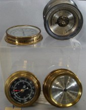 Lot 4 aneroid barometers, Salem, Seth