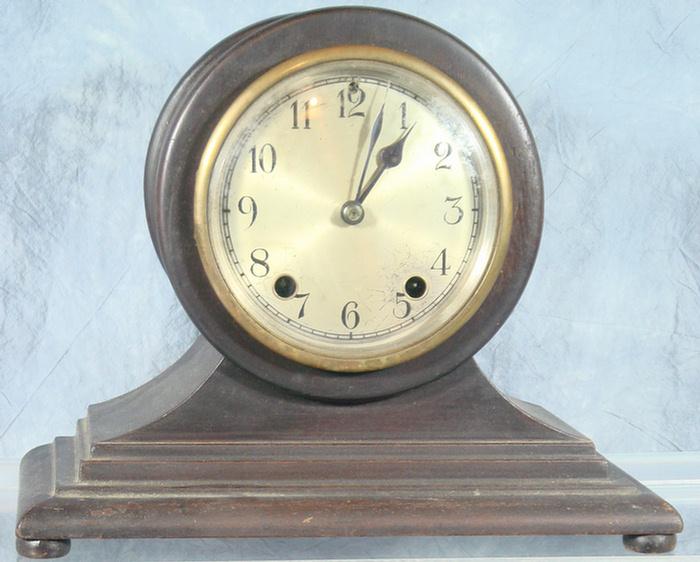 Seth Thomas mahogany tambour clock  3c08e