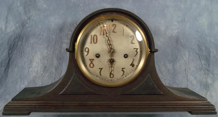 Seth Thomas mahogany tambour clock  3c08f
