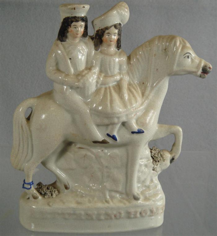Staffordshire figurine of couple 3be07