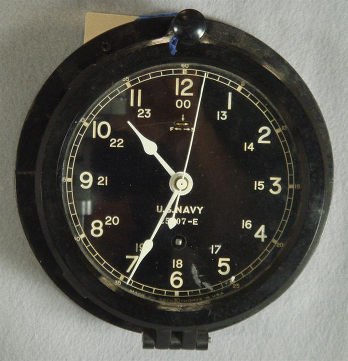 Seth Thomas Navy deck clock 5 3c161