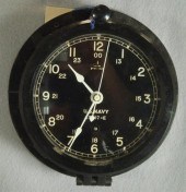 Seth Thomas Navy deck clock, 5 1/2