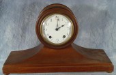 New Haven mahogany tambour clock  3c1f2
