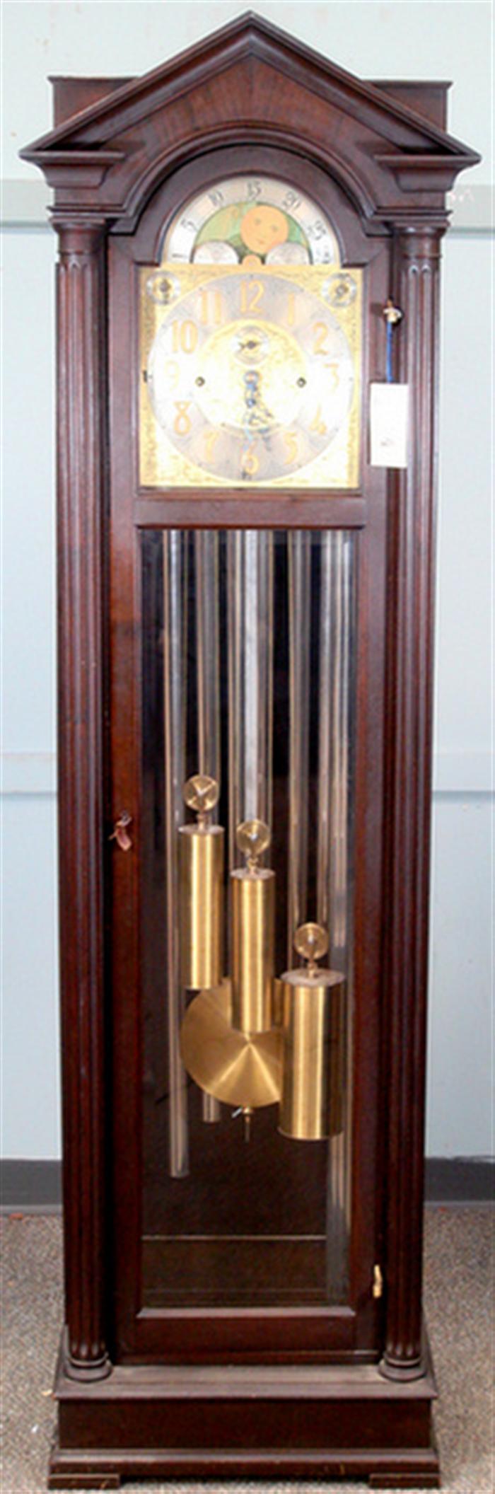 7 tube chiming hall clock by Colonial 3c209