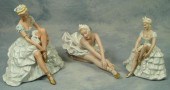 3 Schaubach Kunst German porcelain figurines