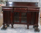 13 pc carved mahogany Chippendale Revival