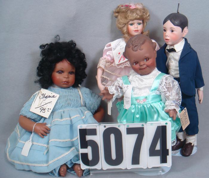 Porcelain dolls lot 14 to 16 inches 3c843