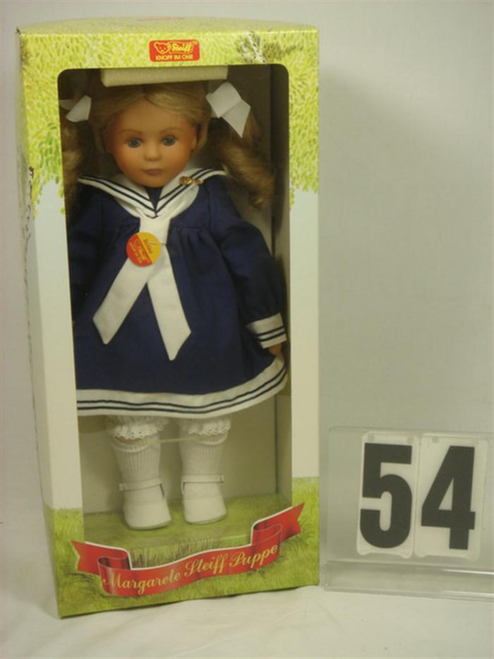 Price guide for Steiff Betina doll, 19 inches tall,