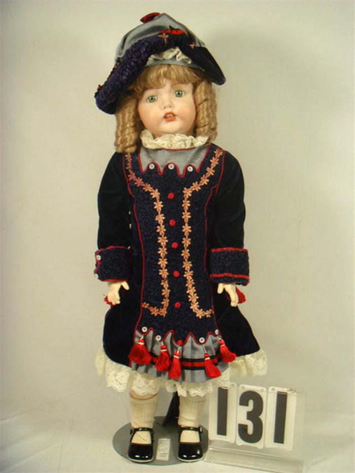JDK 257 Repro Bisque Head Doll  3cbbe
