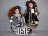 Lot of 2 porcelain Irish dolls, including