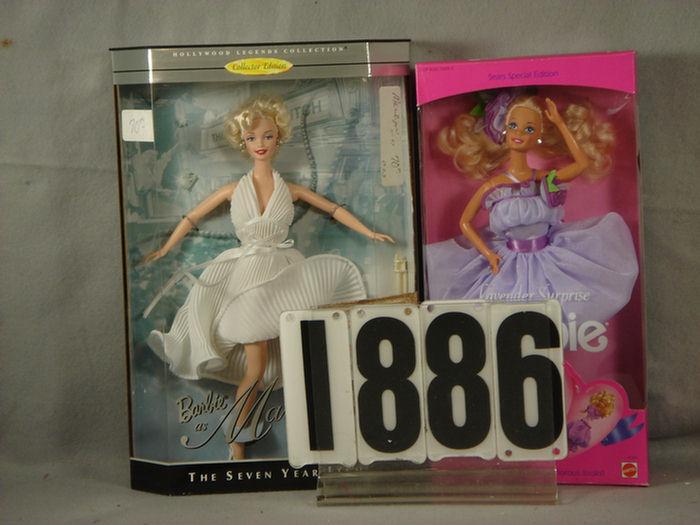 Lot of 2 Barbie Dolls including 3d399