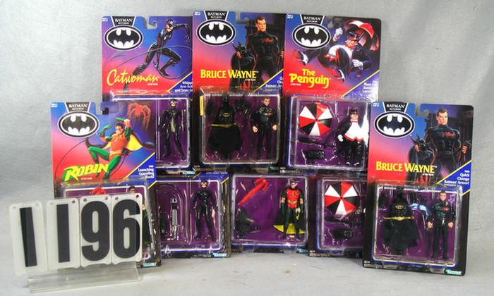 Lot of 8 Batman action figure character 3d196