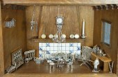 Miniature kitchen diorama with 26 pcs