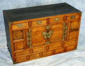 Oriental camphor wood chest with 4 drawers