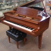 William Knabe walnut grand piano, 66