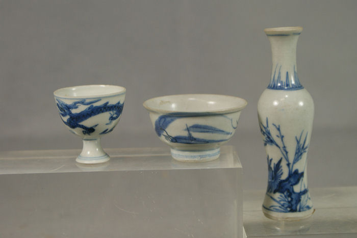 3 pc Chinese export porcelain from 3d5d4