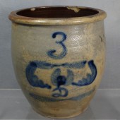 3 gal blue decorated stoneware 3da0a