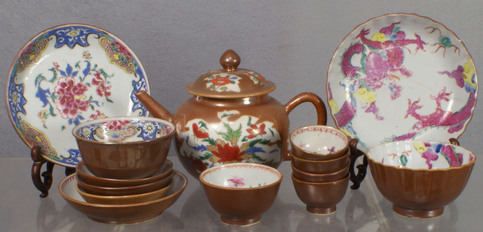 Chinese export porcelain Batavia ware, 17