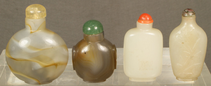 Chinese snuff bottle lot of 4 assorted 3dd39