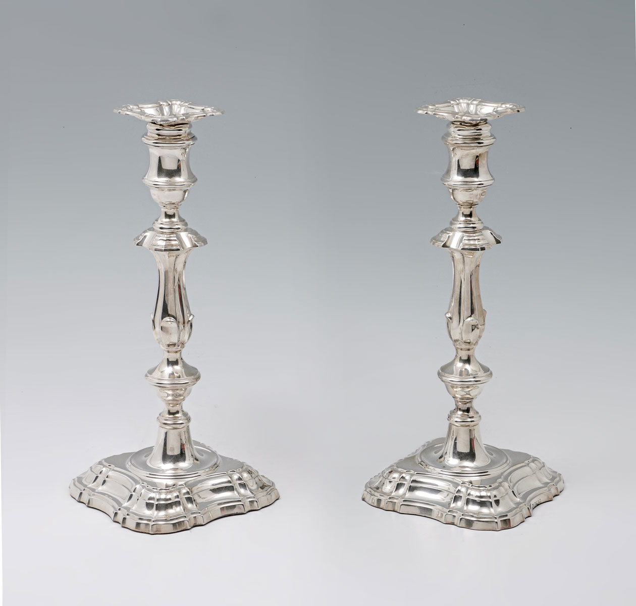ENGLISH STERLING CANDLE STICKS  273ddc