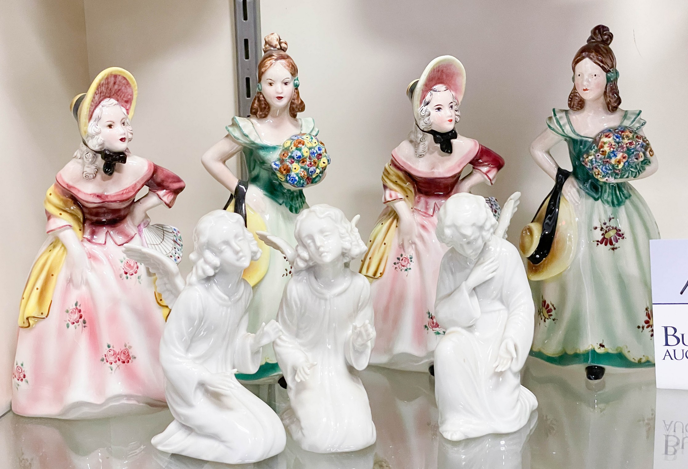  7 porcelain figurines c o 2  278154
