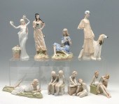 8 PC ROYAL DOULTON REFLECTIONS FIGURINES:
