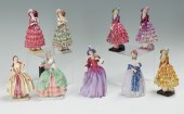 9 PC COLLECTION OF ROYAL DOULTON LADIES: