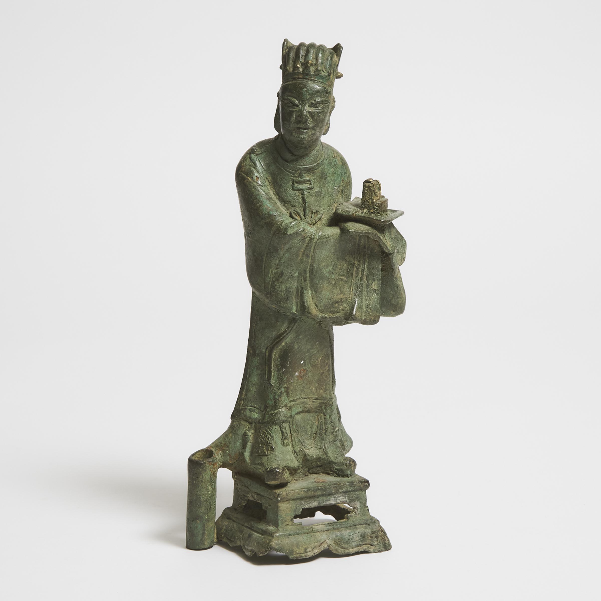A Partial Gilt Bronze Figural  279b2a