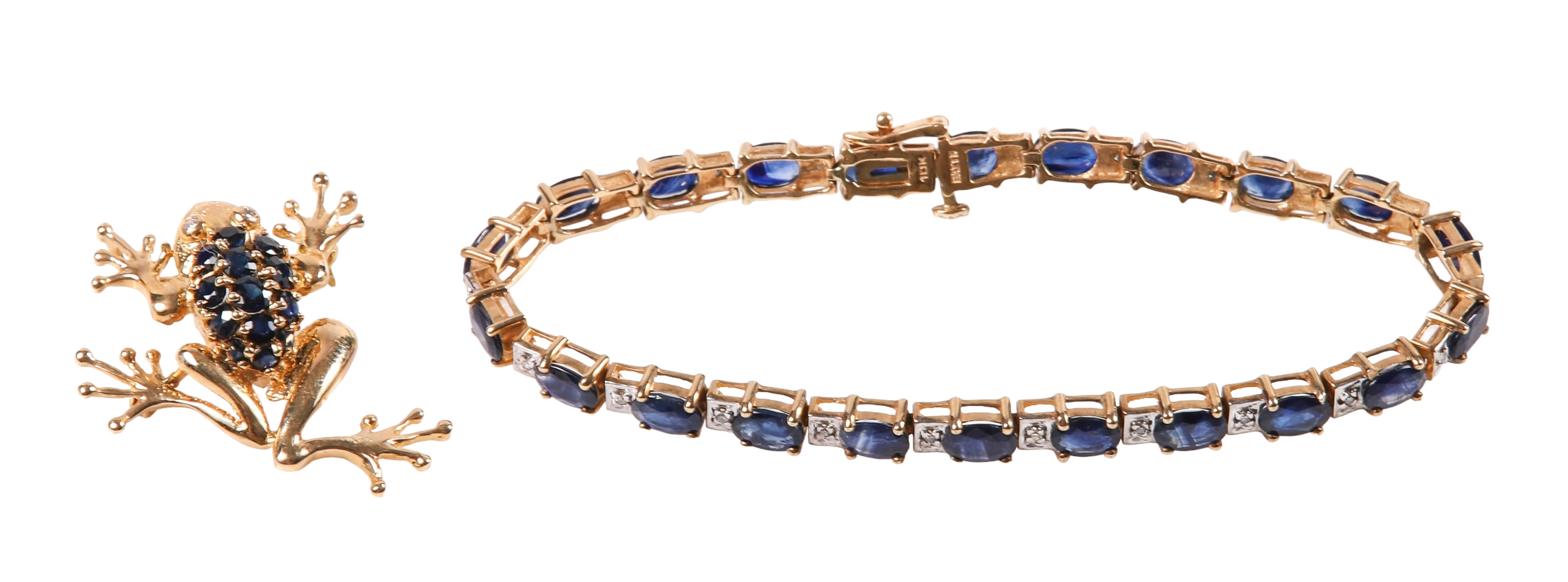 Sapphire tennis bracelet at frog 27a3f5