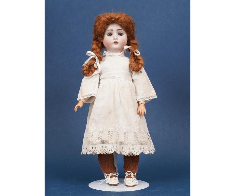 German bisque head doll with wood composition 2828b0