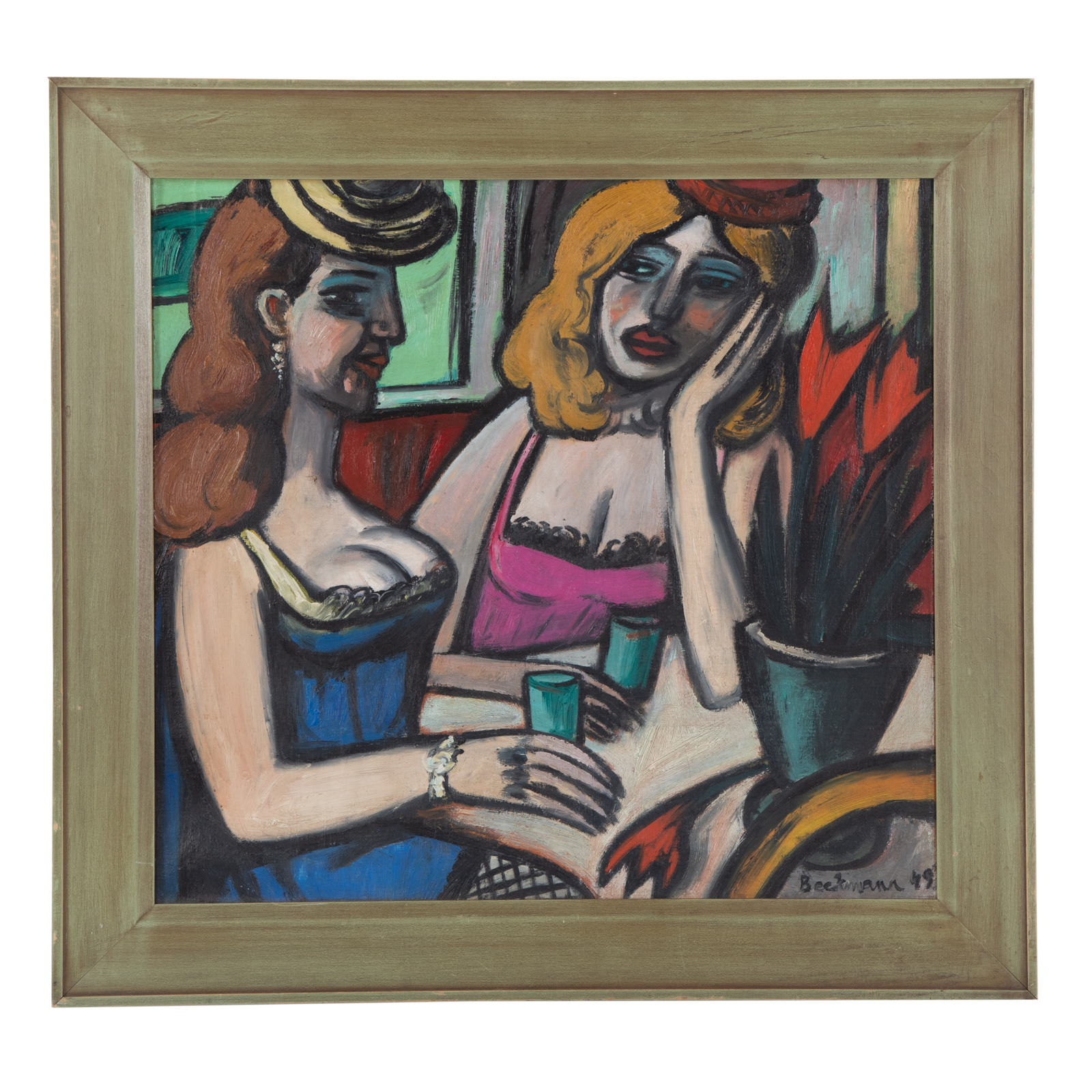 ATTRIBUTED TO MAX BECKMANN LADIES 28881c