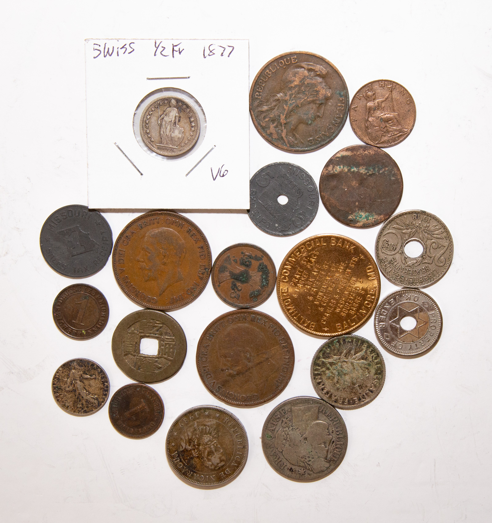 BAG OF COINS TOKENS Two Missouri 289412