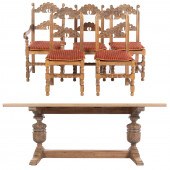 FRENCH PROVINCIAL STYLE DINING TABLE