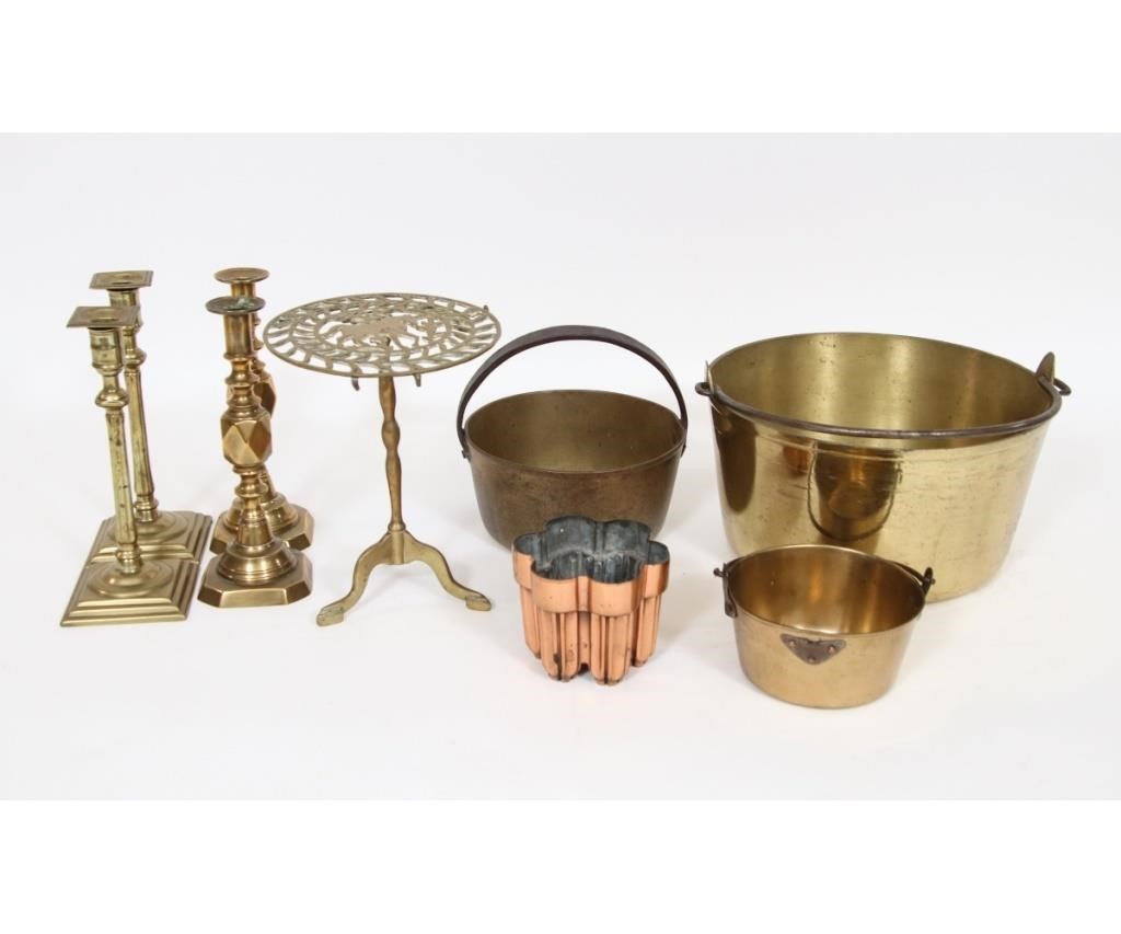 Brassware to include three pails 28a691