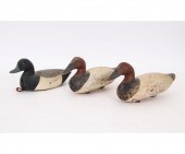 Two Canvas Back decoys by Madison-Mitchell,