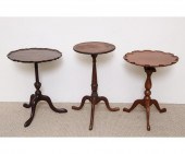 Early American walnut candlestand, 18th