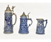 Two German stoneware steins together 28ac0d