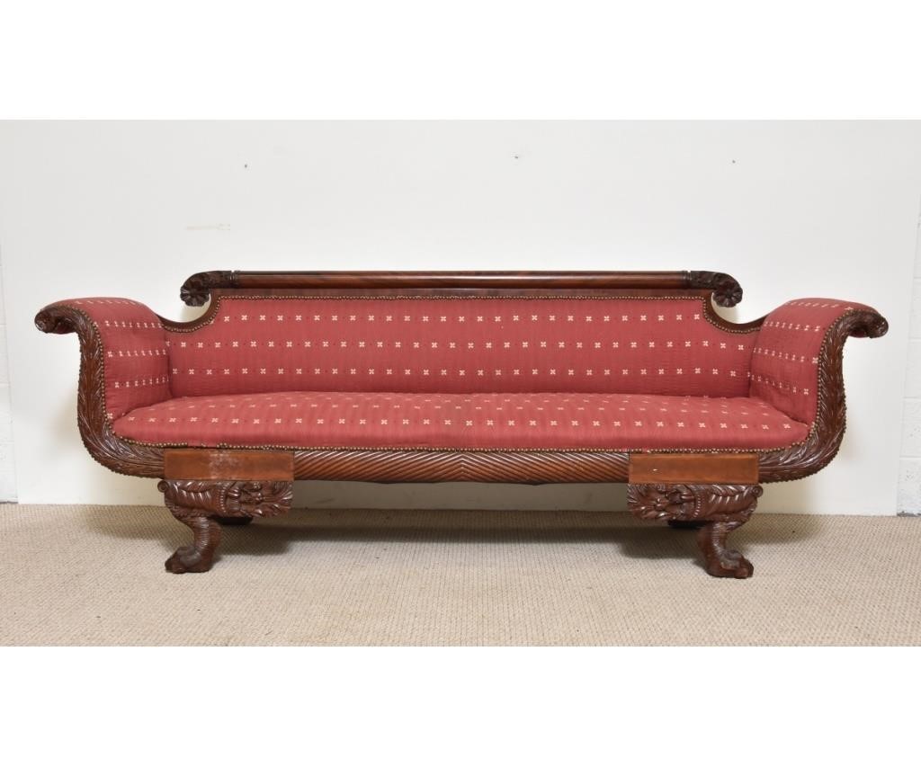 Empire mahogany sofa of classical 28ac34