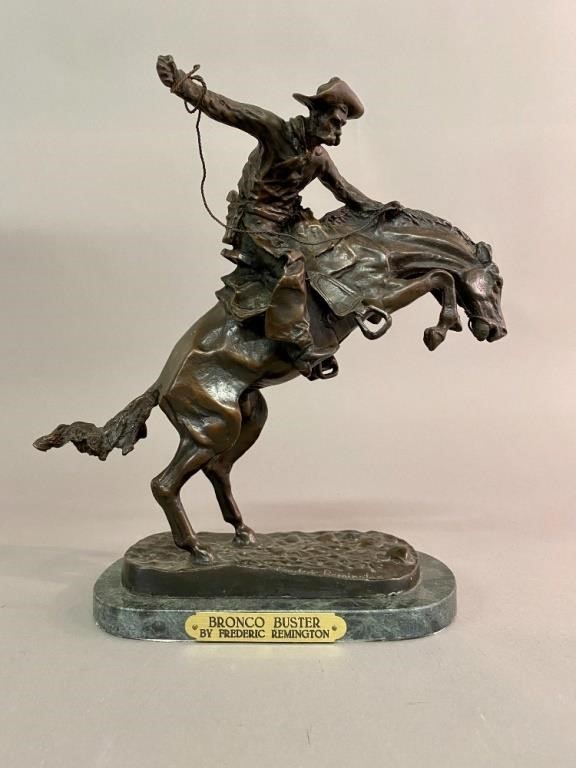 After Frederic Remington bronze 28b843