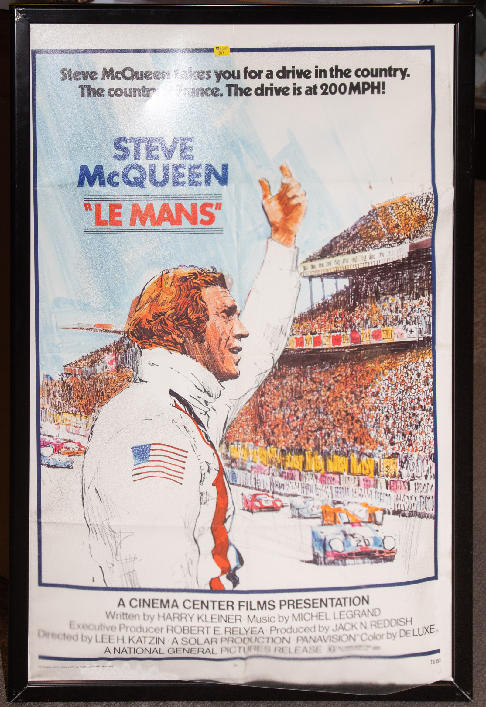LE MANS MOVIE POSTER Staring Steve 289a28