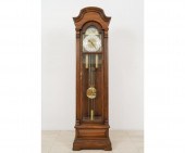 Contemporary tall case clock with moon