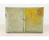 Punched tin pie safe with two drawers.
30h