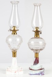  2 19TH CENTURY OIL LAMPS   28be70