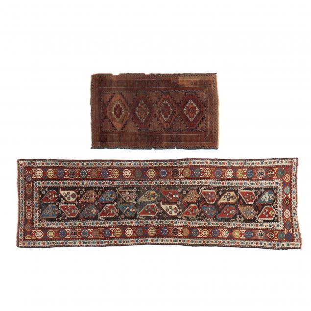 TWO PERSIAN AREA RUGS The first 28cc59