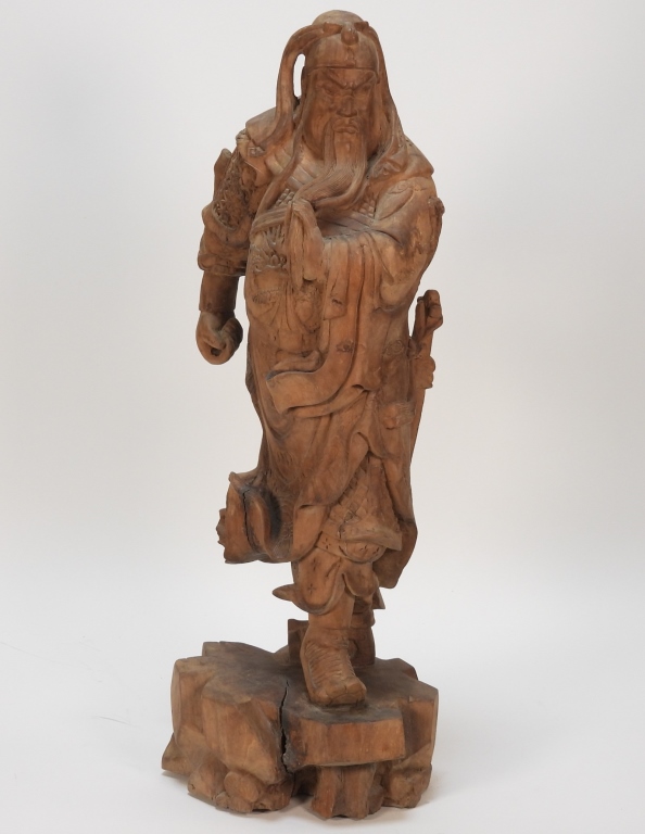 CHINESE CARVED WOOD SCULPTURE China Early 299823