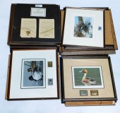 25PC WATER FOWL LITHOGRAPH STAMP 29a308