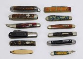 12PC AMERICAN ASSORTED POCKET KNIVES