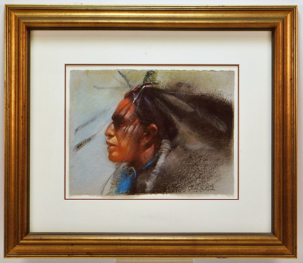 CLIFFORD BECK NATIVE AMERICAN PASTEL 29a449